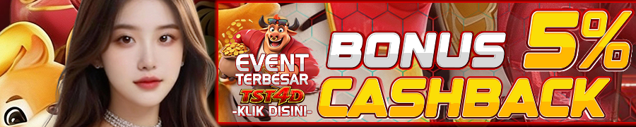 BONUS CASHBACK 5% UP TO 10%